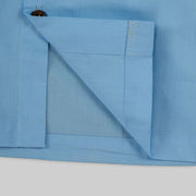 Blue Anchor Embroidered Shirt for Boys