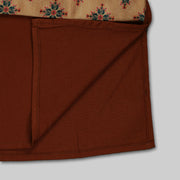 Brown Cotton Kurta Pyjama Set For Boys