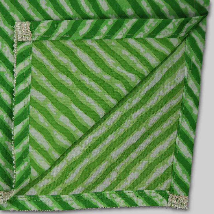 Green Cotton Kurti And Salwar For Girls
