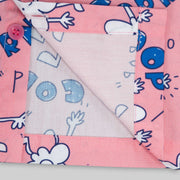Pink Popcorn Printed Cotton Sleepwear For Girls