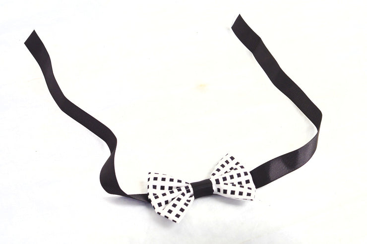 Black and White Bow Tie