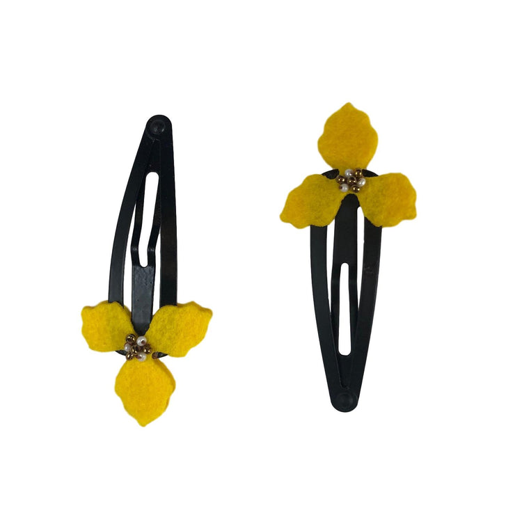 Clover  Flower Yellow Clips