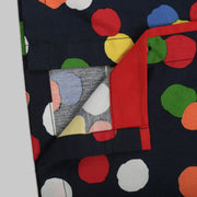 Black and Red Cotton Pyjama Set with Polka Dots
