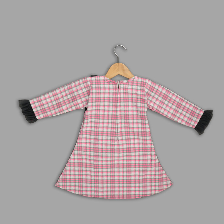 Neon Pink Cotton Frock