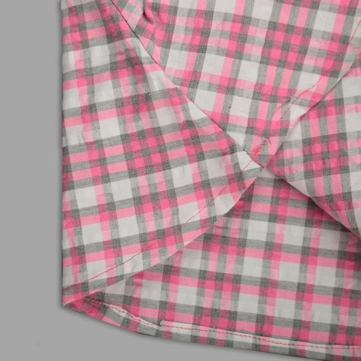Neon Pink Cotton Frock