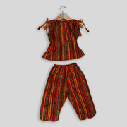Red Co-ord Set for Girls