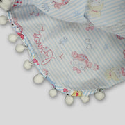 White Kaftaan Frock for Girls