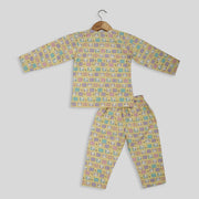 Yellow Cotton Sleepwear for Kids