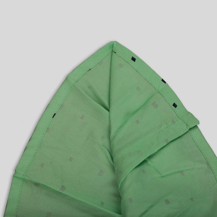 Green and Blue Cotton Frock for girls