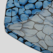 Blue Hosiery Skater Frock For Girls