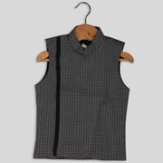 Navy Blue Waistcoat For Boys