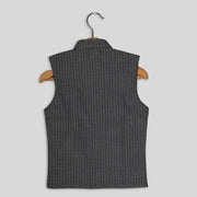 Navy Blue Waistcoat For Boys