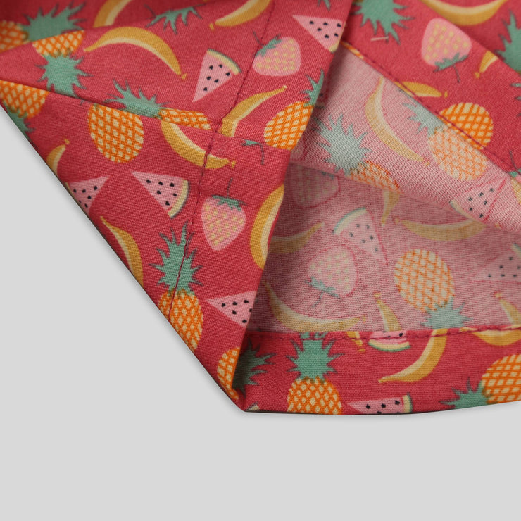 Fruit Printed Half-Sleeves Nightwear For Kids