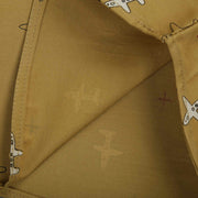 Beige Cotton Casual Shirt For Boys With Mask