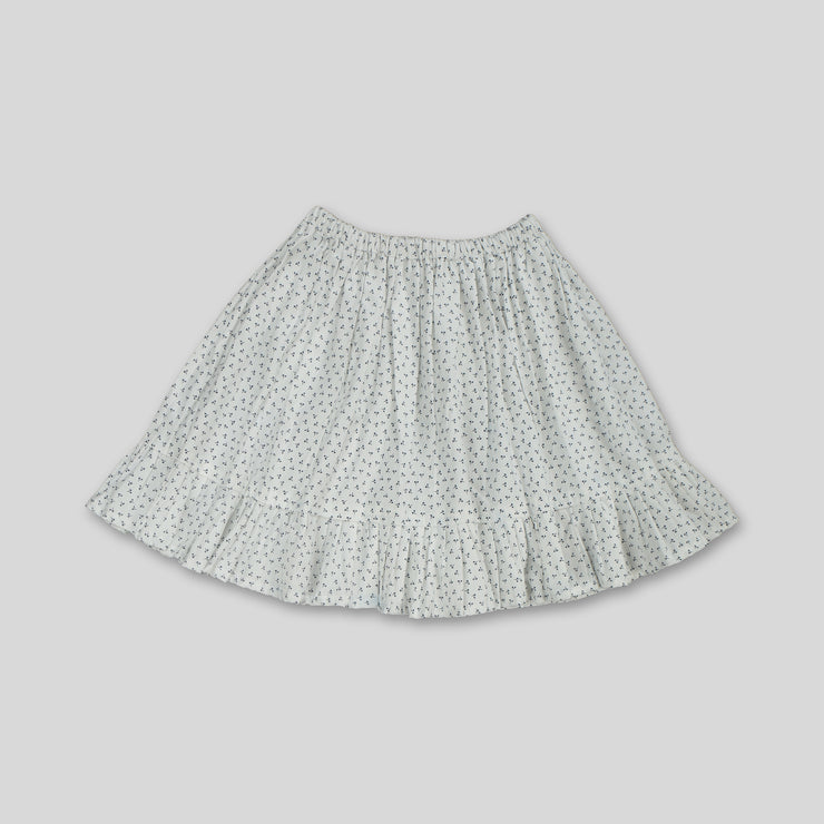 Pre Order: Blue and White Top and Cotton Skirt