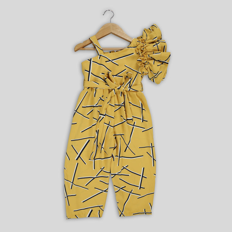 Pre Order: Yellow Jumpsuit For Girls