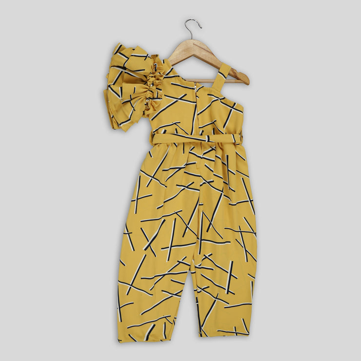 Pre Order: Yellow Jumpsuit For Girls