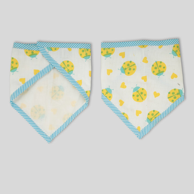 New Born Gift Box in Organic Cotton in Lady bug Print