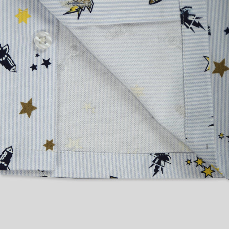 Rocket Print Cotton Sleepwear For Kids