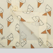 Cotton Pyjama Set For Kids With Ice Cream Print