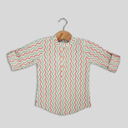 Cotton Printed Shirt For Boys