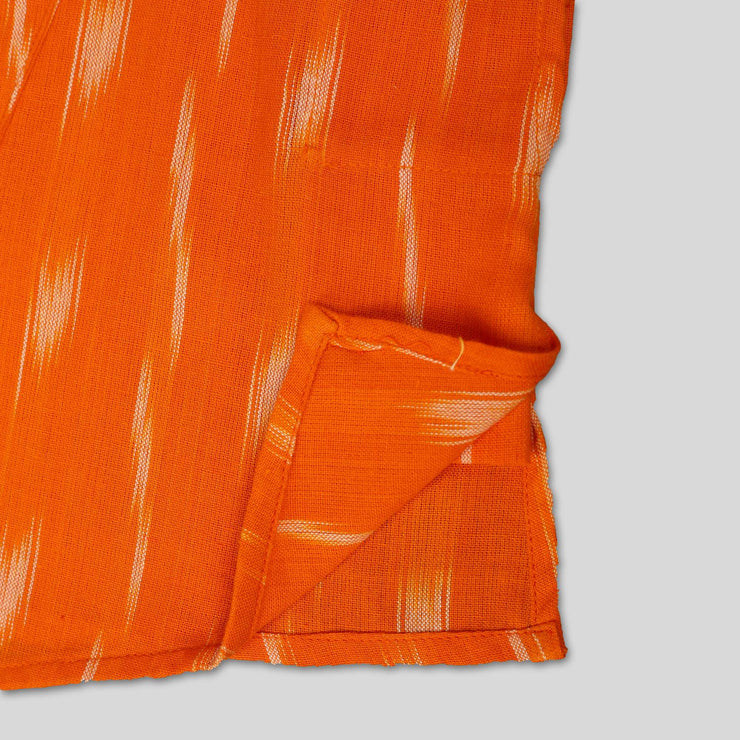 Orange Kurta Pyjama Set For Boys
