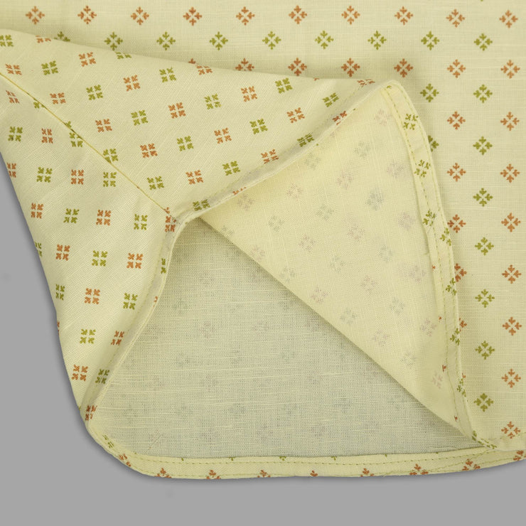 Yellow Cotton Shirt For Boys