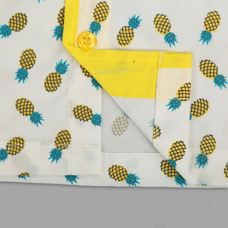Pineapple Print Unisex Nightwear
