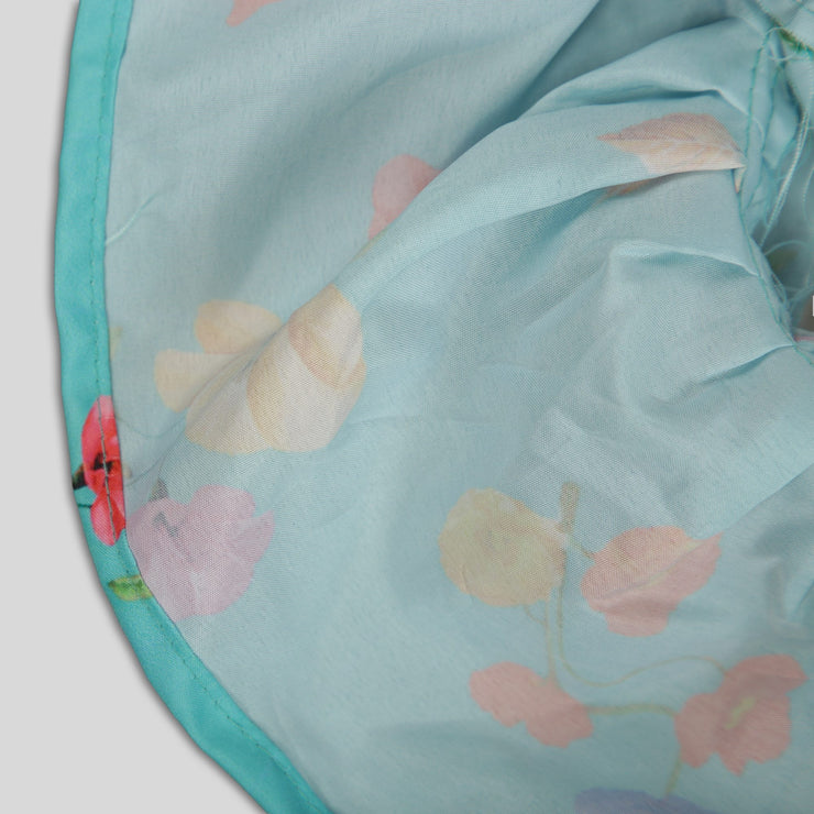 Sea Blue Frock For Girls
