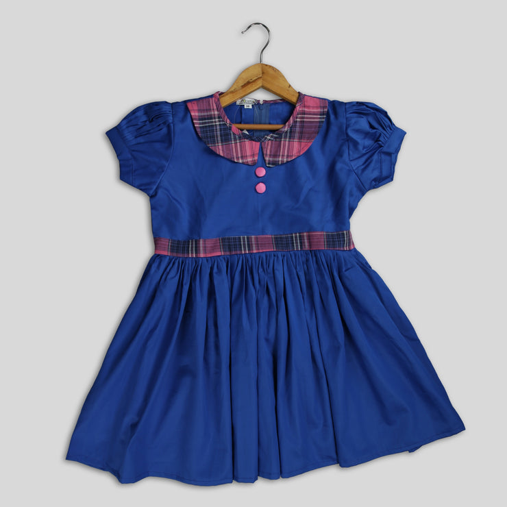 Pre Order: Blue Frock For Girls